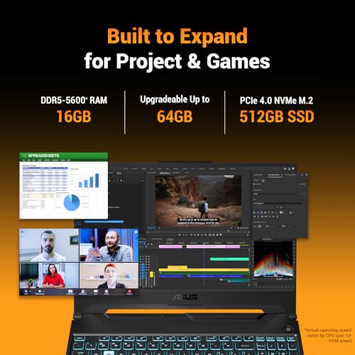 Image of ASUS TUF A15 (2026),Smartchoice,AMD Ryzen 7 8845HS,RTX 3050-4GB,16GB RAM (Upgradeable),512GB SSD,FHD,15.6 inch(39.6 cm),144Hz,Win 11,M365 Basic(1Y),Office 24,Black,2.3 Kg,FA506NCG-HN192WS,Gaming Laptop