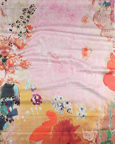 Soft Cashmere Feel Scarf For Women Fashion Art Print Long Warm Scarves Large Shawl Wrap Monet Klimt Van Gogh Painted Gifts (C03) #TOP2