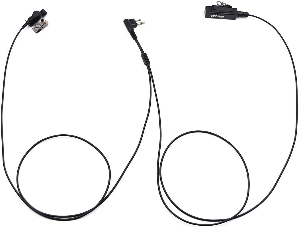 Zestaw słuchawkowy z rurką akustyczną kompatybilny z Motorola CP180 CP185 CP200 CP200D CP300 DP1400 EP450 DEP450 GP3688 dwukierunkowe radio krótkofalówka z mikrofonem PTT