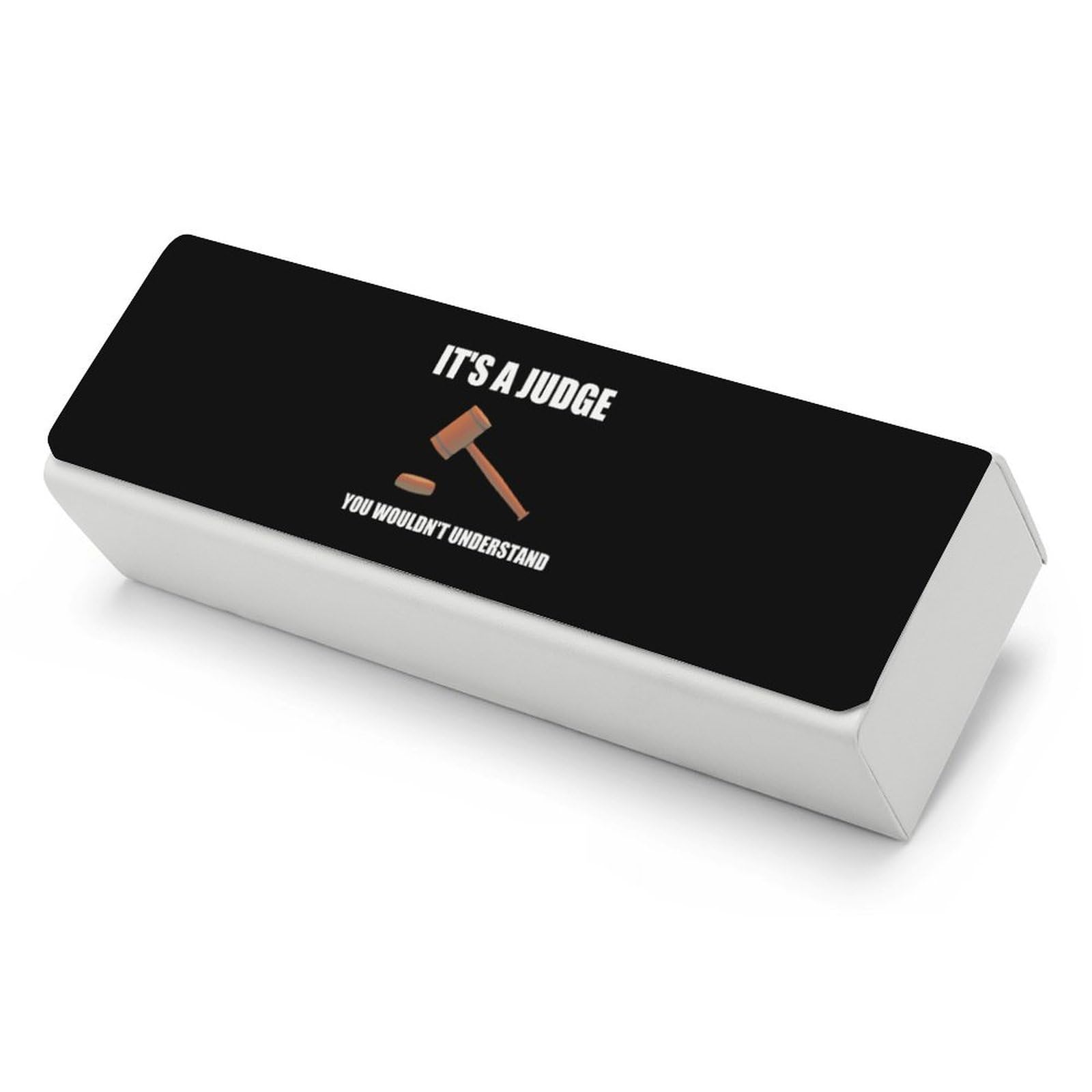 It's S Judge You Wouldn't Understand Leather Glasses Case Fashion Hard Shell Portable Sunglass Organizer Eyeglasses Case for Mens Women