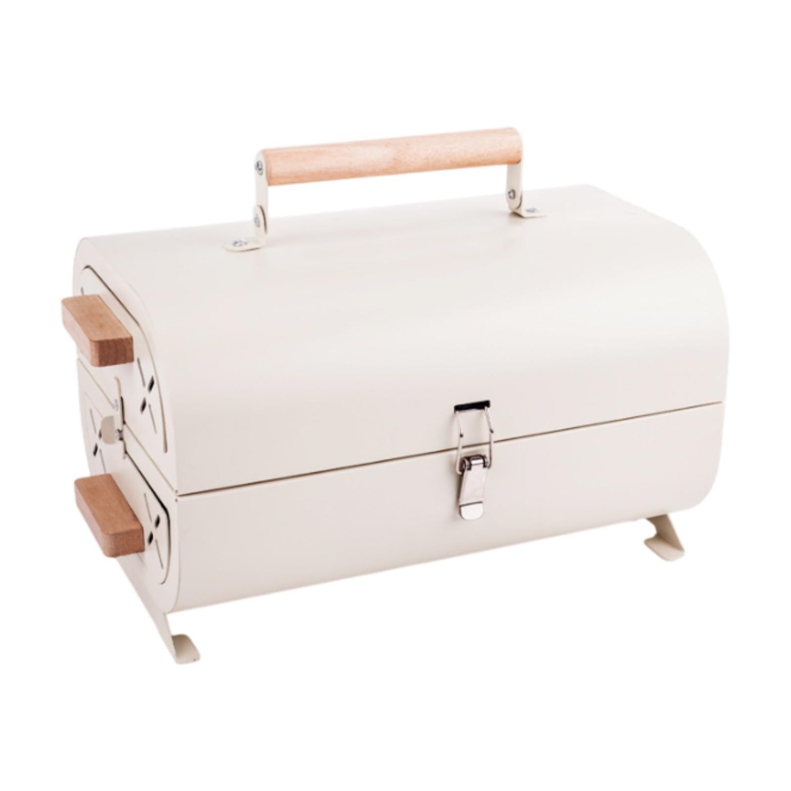 Double-Sided BBQ Grill Tabletop - Portable Barbecue Grill for Camping, Outdoor Cooking, Easy Cleanup, Perfect for Tailgating and Picnics