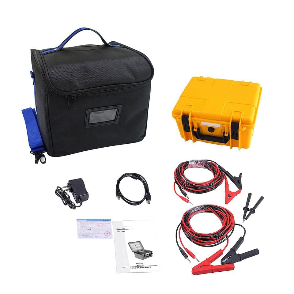 Equipotential Bonding Resistance Tester Equipotential Property Connection Resistance Tester DC Resistance Tester with Resistance Range 0.0001Ω～30.0kΩ Test Current 4A MAX Data Storage Function