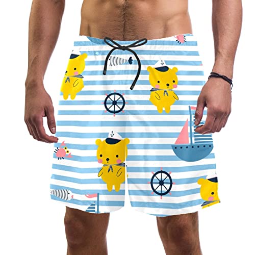 Short de plage à séchage rapide JDEZ pour hommes actifs