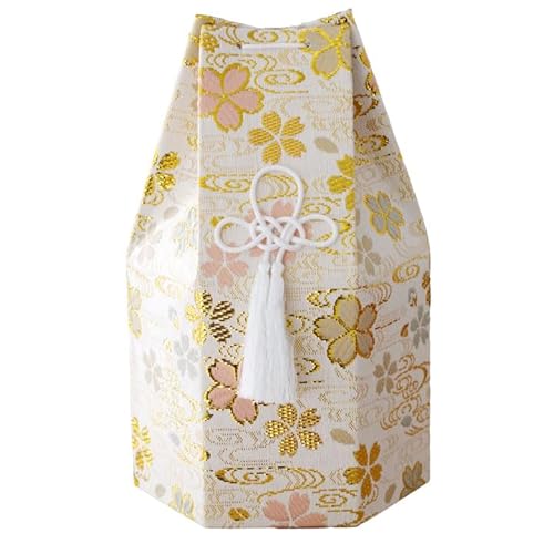 ペット 骨壷カバー 骨袋 骨壷ケース ペット骨壷 骨壺カバー骨壺ケース かわいい 骨袋 覆い袋 手元供養 ペット供養 ペット用 いぬ ねこ 犬 猫 うさぎ 鳥 選べる ペット骨袋 骨壷カバー 桜流水 (ゴールド, 3寸)