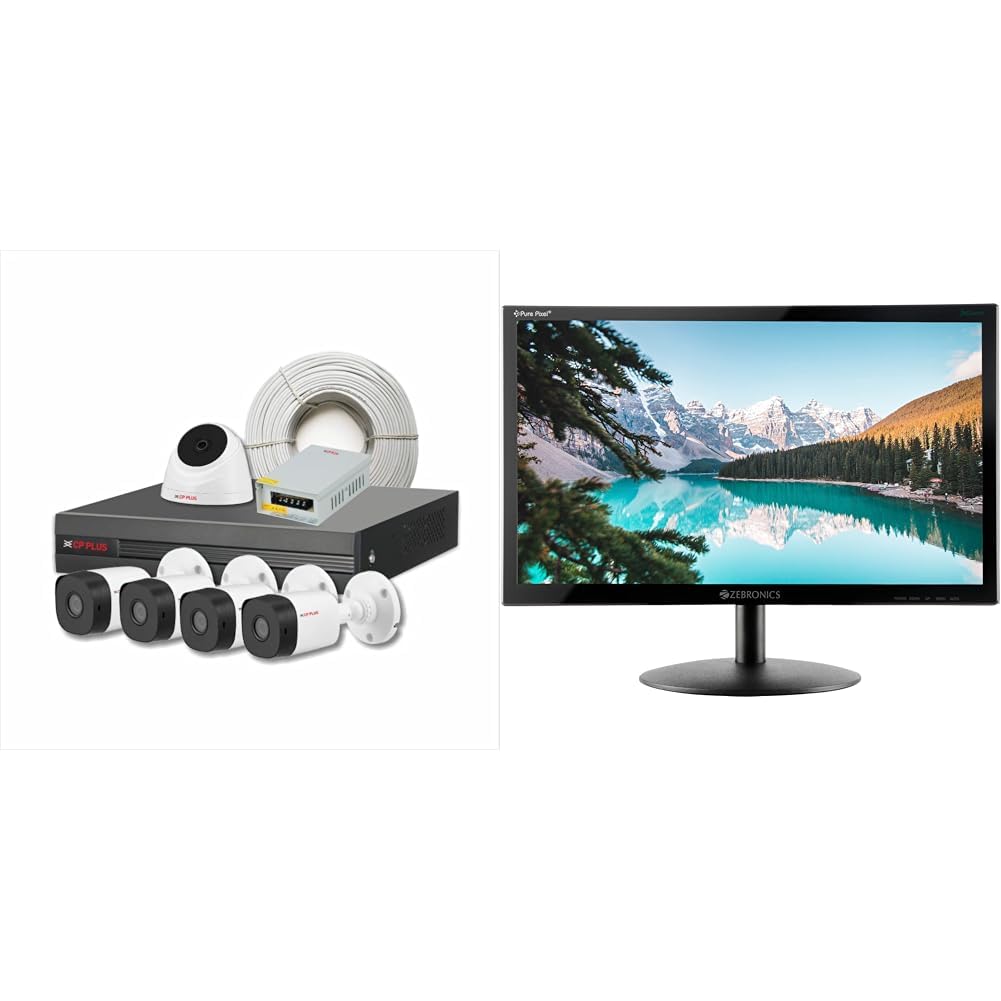 CP PLUS High-Performing Security Kit with 5 Cameras 2.4MP Resolution, 1 Dome Camera & 4 Bullet Camer-image-34