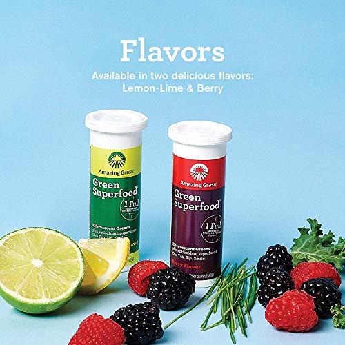 Amazing Grass Green Superfood Effervescent Water Enhancing Tablets (Pack of 4)