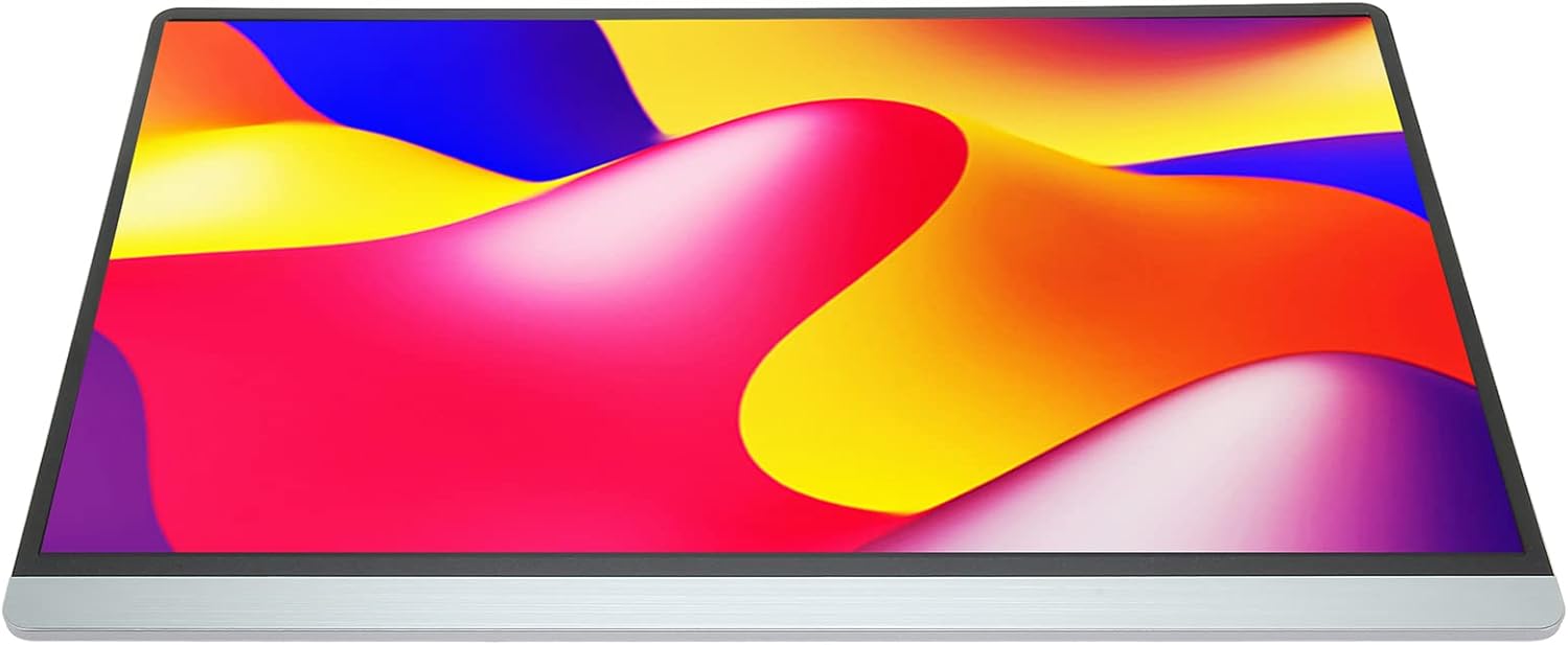 ポータブルモニター、プラグアンドプレイ16.1インチ1920x1080トラベルモニタータイプCゲーム用ウルトラスリム (米国プラグ)