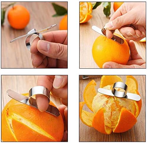 YFOX Lemon Peeler and Peeling Orange - Kitchen Professional Peeling Tool Stainless Steel Citrus Peeling Tool