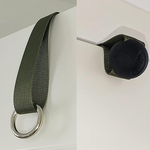 Miniatura 6 de Anclaje de puerta para bandas de resistencia con bola de goma sólida. Ideal para bandas de bucle cerrado, terapia física, equipo de entrenamiento en