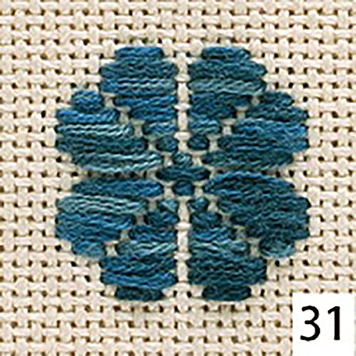 Hilo Sashiko Variegado Azul para Bordado Japonés miniatura 2