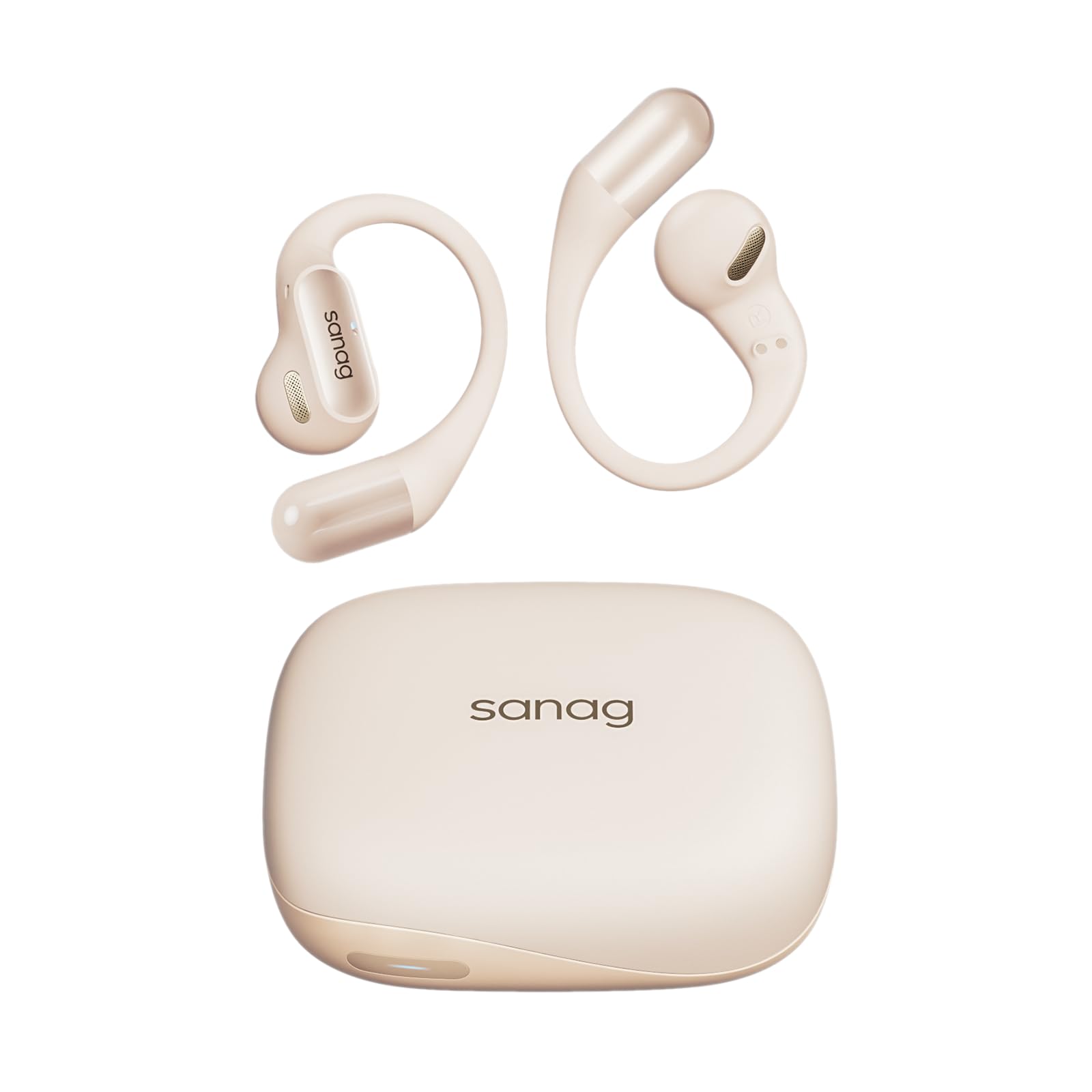SANAG G6S Open Ear Headphones, Air Conduction Bluetooth 5.3 Wireless Earbuds, 5.4 Grams per Piece, Ultra-Comfort