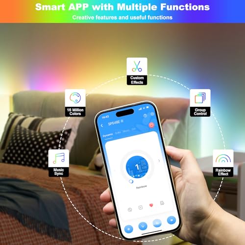 Cinta de LED RGB Smart IC COB USB 2m y 7.5m PAUTIX miniatura 2