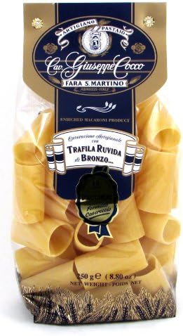 Giuseppe Cocco (6 pack) Paccheri Pasta hand-made slow dried 250g bags from Italy