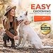 EasyGroomer Deshedding Brush for Dogs & Cats – Undercoat Grooming Tool for Short & Long Hair, Removes Loose Fur & Dirt, Reduces Shedding for Small & Large Pets, Orange