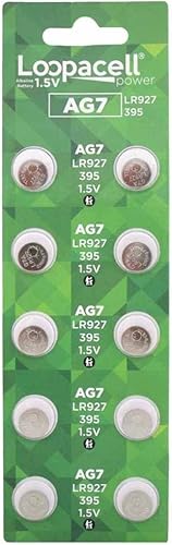 AG7 LR927 395 395A 926 SR927SW LR57 SR927 Batería de botón alcalina X 40
