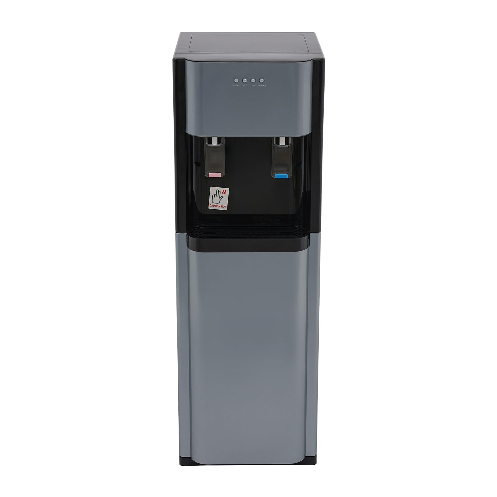 Bottom Loading Water Dispenser, Hot & Cold Standing Water Dispenser, Water Dispenser with Heating and Cooling Functions, for or Home, Office, Living Room, Etc (Dark Gray)