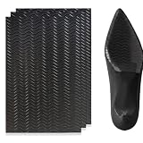 LYQNIHOB 3 Pezzi Set Riparazione Suole Scarpe, Suola Antirutsch per Scarpe, Suole in Gomma Antiscivolo Autoadesive, Kit Toppe Adesive Ripara Buchi, Accessori per Riparazione Tacchi e Scarpe, nero