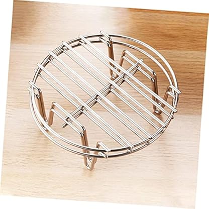 BRIGHTFUFU Küchengeräte 1 Satz Zubehör für Heißfritteusen Backzubehör fritteuse Kuchenform Bratpfanne Backform torten zubehör Airfryer fritteuse Pizzapfanne Topfzubehör Rostfreier Stahl Ofen – Bild 6