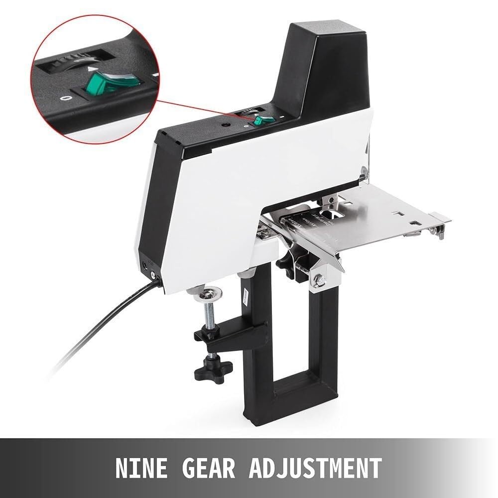 Agrafeuse électrique à point de selle, agrafeuse rapide manuelle électrique 220V/110V, agrafeuse à reliure 2-30 feuilles avec pédale(110V/60Hz)