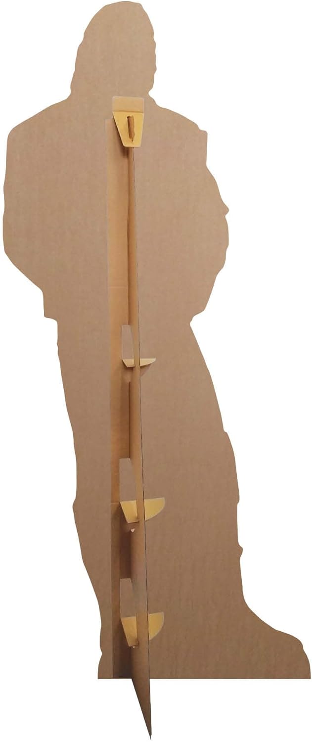 Star Cutouts Ltd SC1250 Brett Hart WWE Lifesize Cardboard Cutout Perfect for Fans, Friends, Family and Events Height 185cm Width 84cm, Multicolour