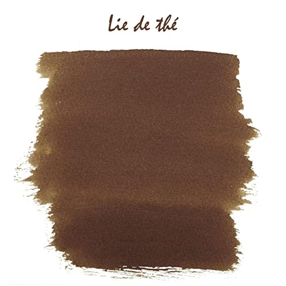 Jacques Herbin 11544T, Writing and drawing ink, Fountain pens and rollerballs, Lie de the/ Tea leaves colour, 10 ml - Image 3