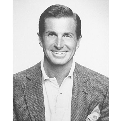 George Hamilton Chest Up Shot Bright Smile Looking Sharp Black and White 8 x 10 Inch Photo