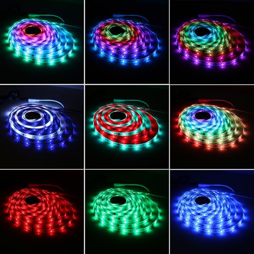 Tira de LED RGB inteligente 16.4 pies con control APP miniatura 2