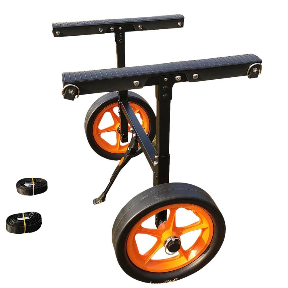 Tragbarer faltbarer Trolley für Kajaks, Kanus, Paddleboards und Schwimmmatten, robustes Transportzubehör für Wassersport
