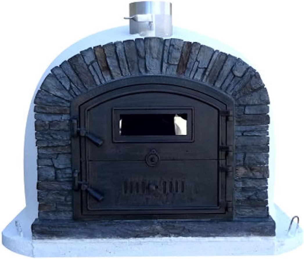 Authentic Pizza Ovens Ventura 'Preto' Premium Wood Fire Outdoor Oven