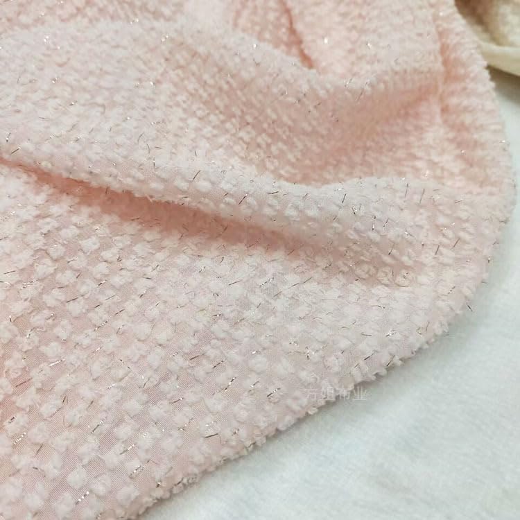 150 cm breit, 300 cm lang, Goldfaden, Jacquard, bestickter Chiffon-Stoff, Meterware, Polyester-Chiffon-Stoff für die Kleiderherstellung