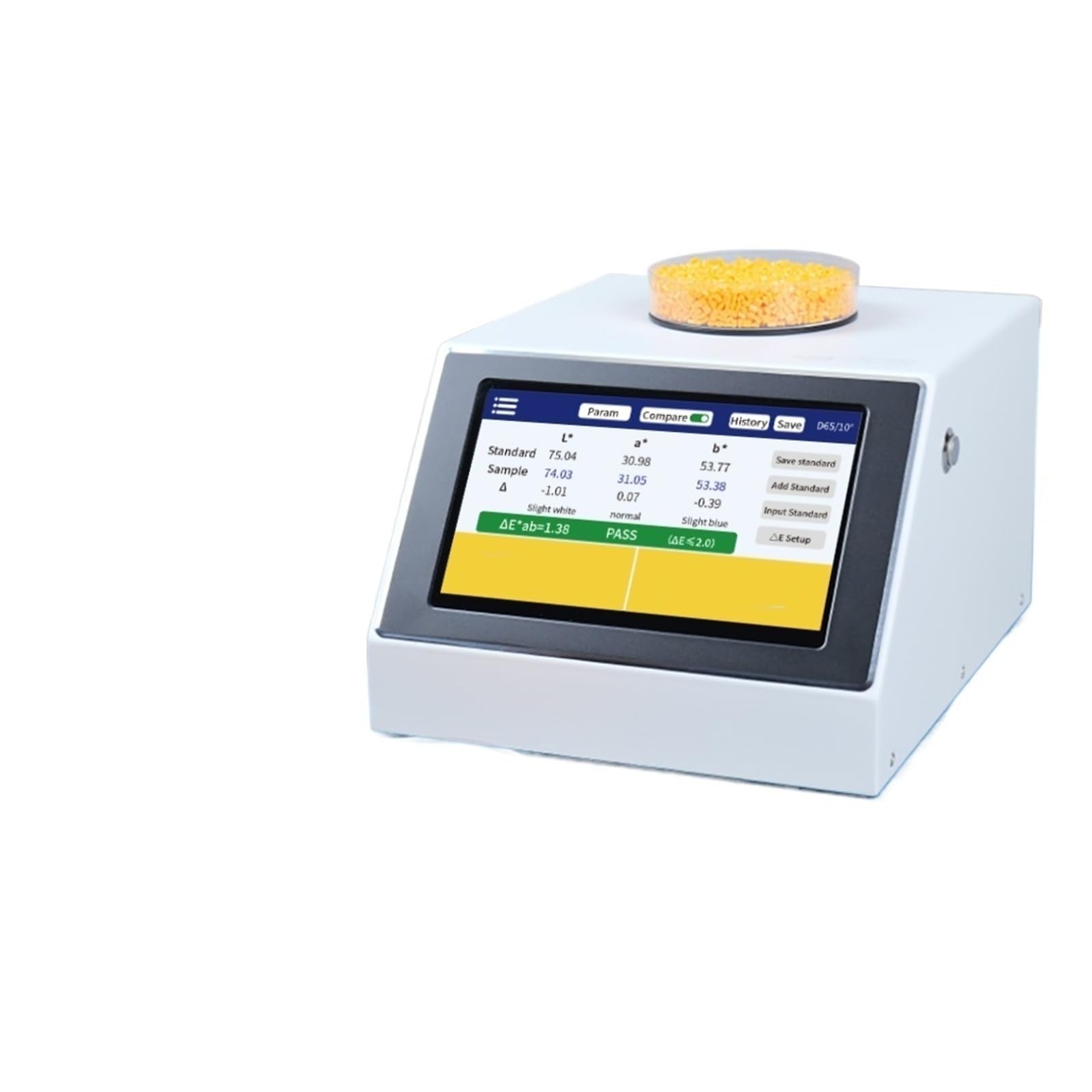 Spettrofotometro LS177 D/8 Spettrocolorimetro Pigmenti in polvere Granuli Masterbatch Colorimetro