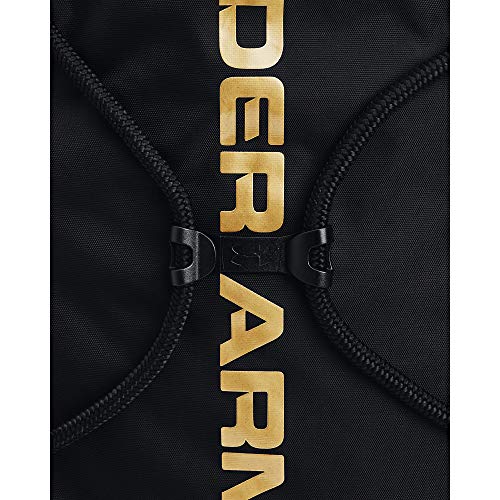 Under Armour Adult Ozsee Sackpack , Black (006)/Metallic Gold , One Size Fits All #TOP2