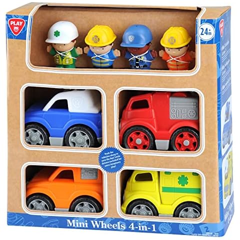 PlayGo Adjustable and Comfortable Mini Wheels 4 in 1 for Indoor & Outdoor Children Toy with Light Effect 24 Months & up, (9443) Cover