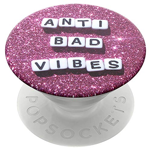 Soporte PopGrip intercambiable para evitar caídas del móvil con diseño Anti-Bad Vibes