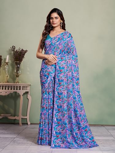 Image of Garden Vareli Art Silk Abstract Printed Saree