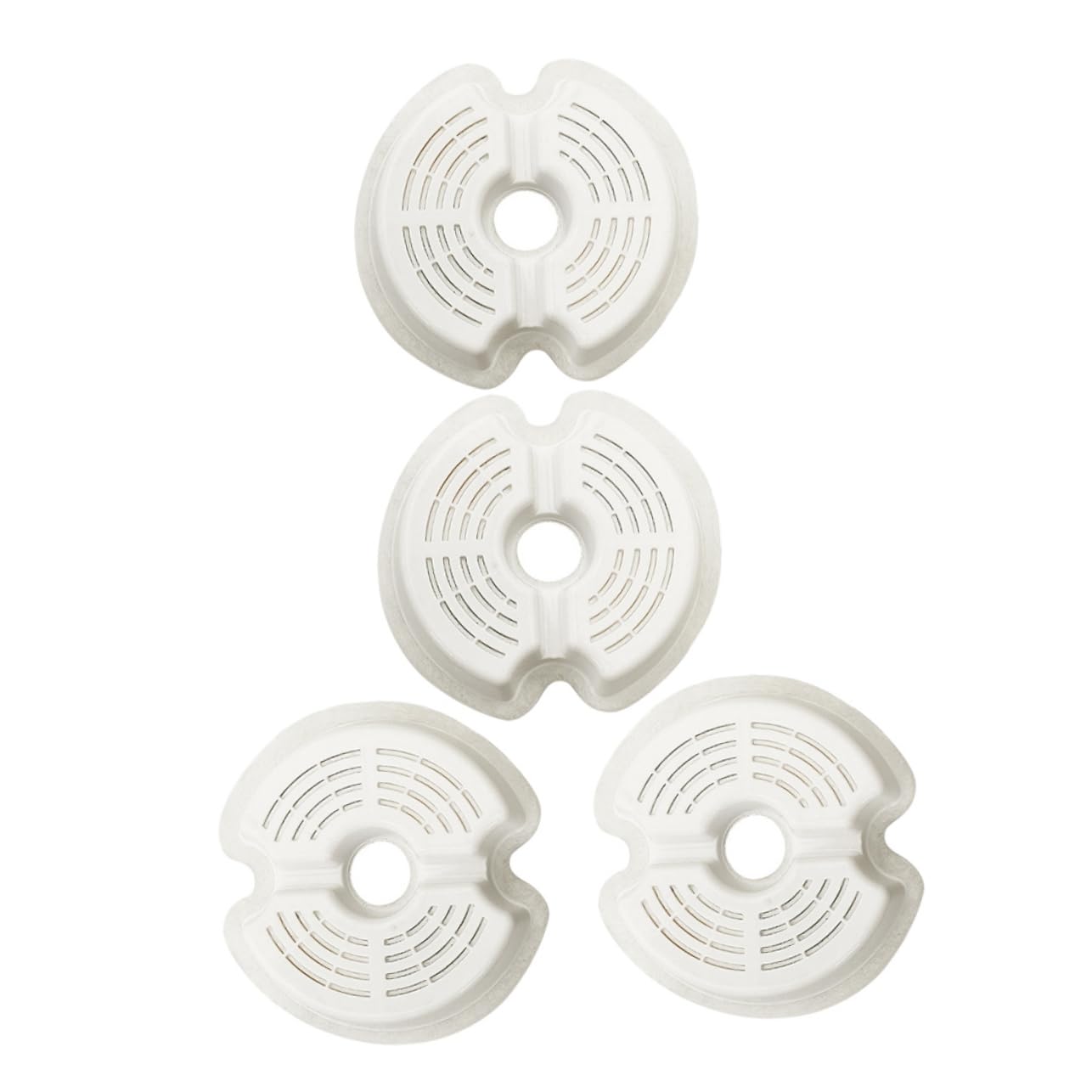 COLLBATH Replaceable Filters for Pet Waterer Round Filter Element Pet Waterer Supplies 30-Day Filtration
