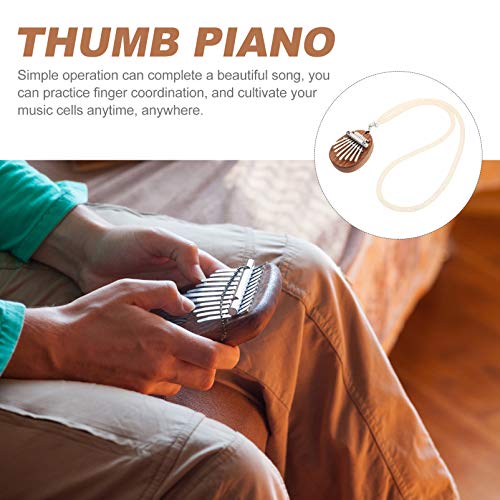 BIENKA 1 Set Mini Kalimba 8 Touches Portable Doigt Pouce Piano Mini Piano Instruments De Musique Professionnel Débutants… - Les Beatles, Paul McCartney, John Lennon, RIngo Starr, George Harrison BIENKA 1 Set Mini Kalimba 8 Touches Portable Doigt Pouce Piano Mini Piano Instruments De Musique Professionnel Débutants… – Image 3