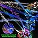 M.best 12pcs Butterfly Hair Clips, Led light Fiber Optic Hair Braid Barrettes for Girl and Women Party Favors, Assorted Color