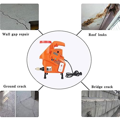 Miniatura 5 de 980W 220V 50Hz Máquina eléctrica de lechada de mortero Máquina de lechada de piso de alta presión para reparación de fugas de concreto en agua