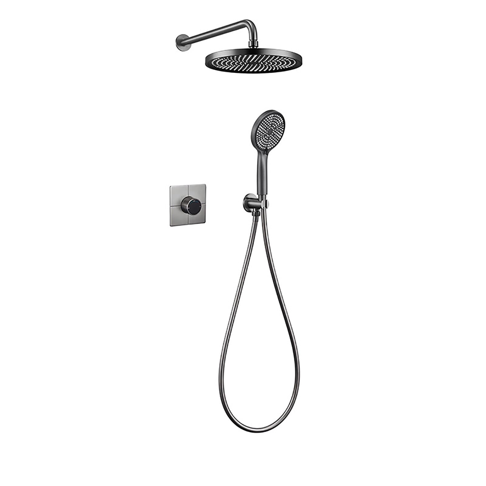 Robinet de douche avec valve mécanique et kit douchette trois fonctions