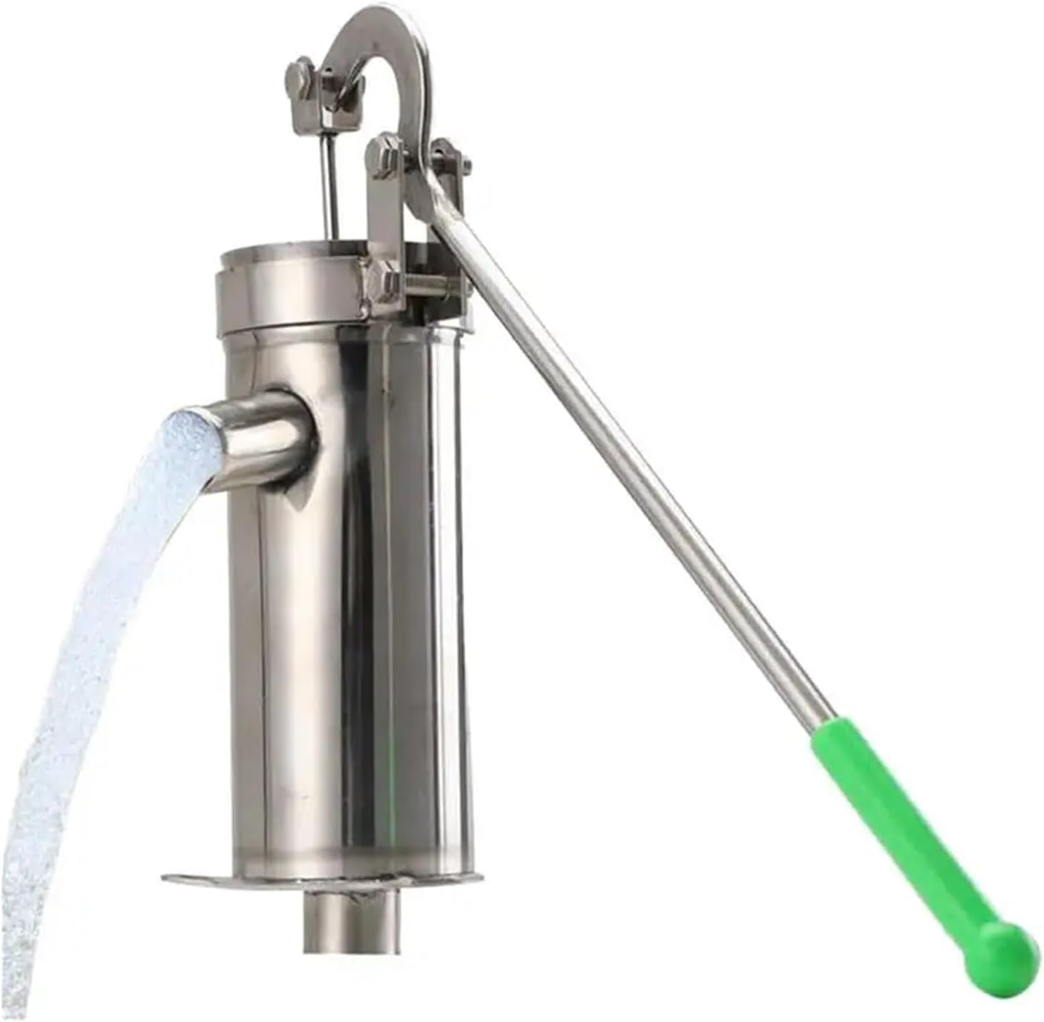 Manual Water Pump, 10 m Ground Water Depth Hand Shake Water Hand Pump for Home, Garden, Yard