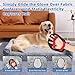 RWUSX Pet Hair Removal Glove - Brush Mitt for Dogs Cats, Grooming Gloves -Electrostatic Dog Hair Remover Tool with 5-Finger Design for Couch, Carpet, Furniture, Laundry, Clothing & Car Seat