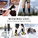 KEECOW Merino Wolle Wandersocken Herren & Damen 3 Paar, Thermo Fleece Socken Wintersocken Warmesocken für Outdoor Sport (DE/NL/SE/PL, Numerisch, 43, 46, Regular, Regular, Grüner)