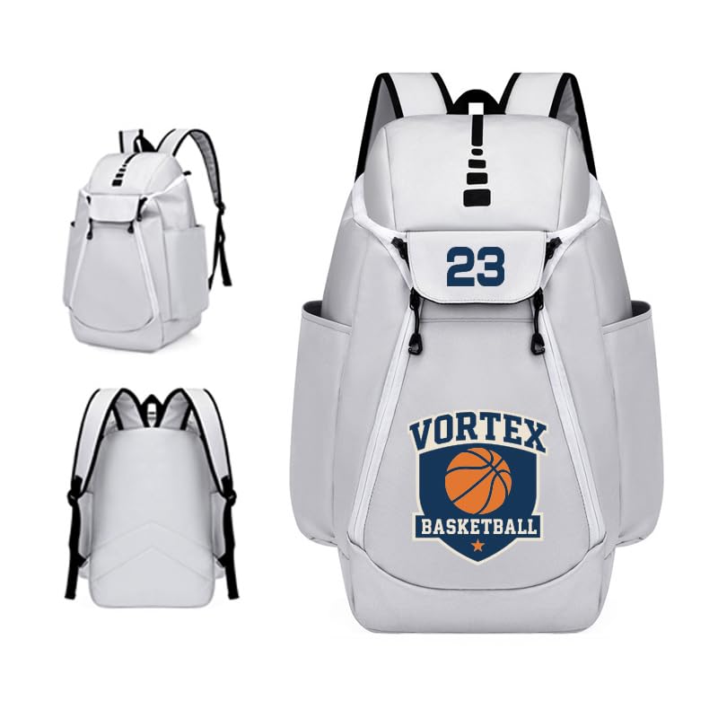 Muka Custom Basketball Backpack, Custom Logo Sports Training Equipment Bag for Team Club & Bulk Supply-Black : Sports & Outdoors