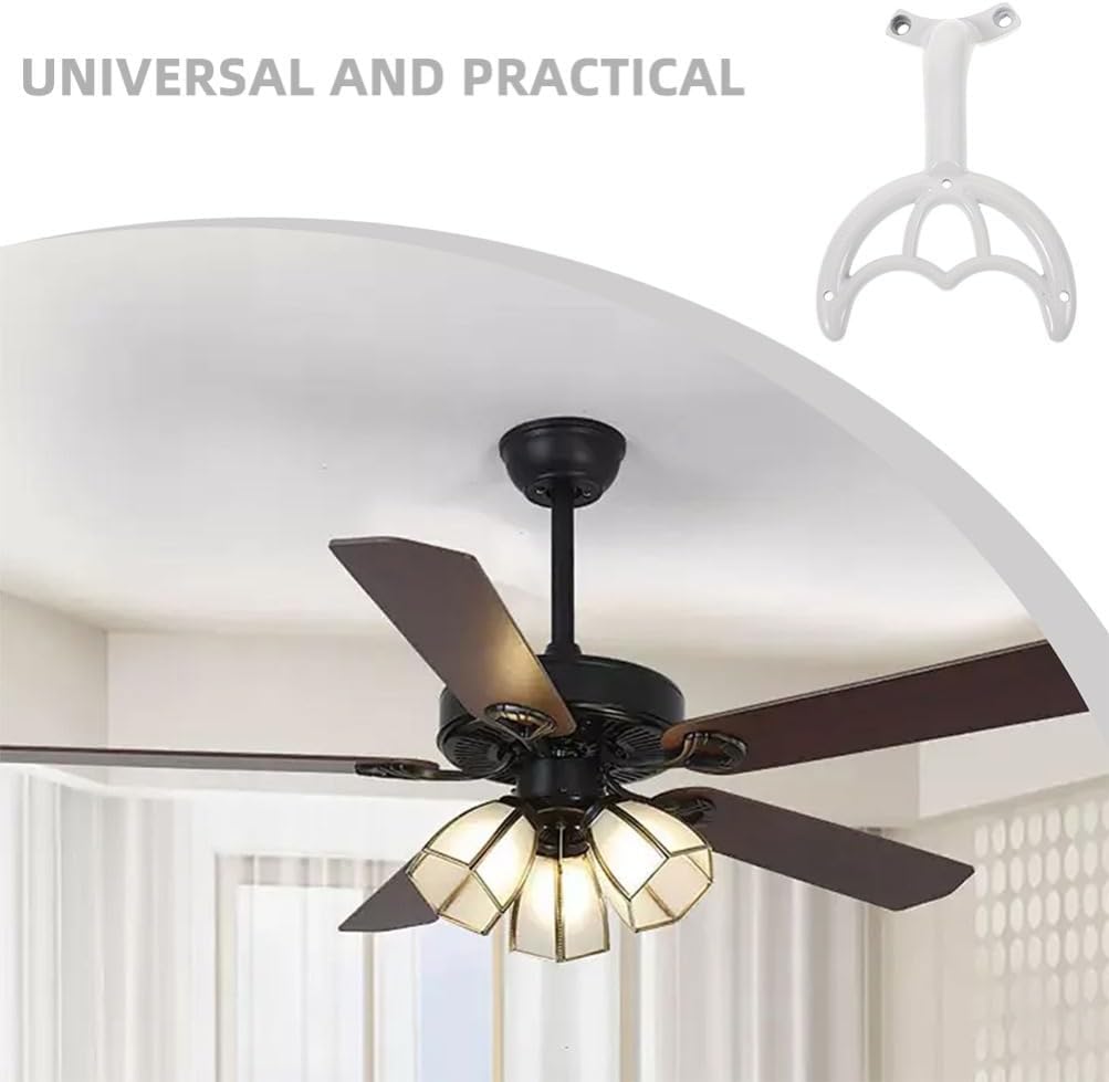 NUOBESTY 5pcs Ceiling Fan Arm Bracket Replacement for Models Easy to Install Support Arm Fan Blade Attachment Convenient Repair Accessory