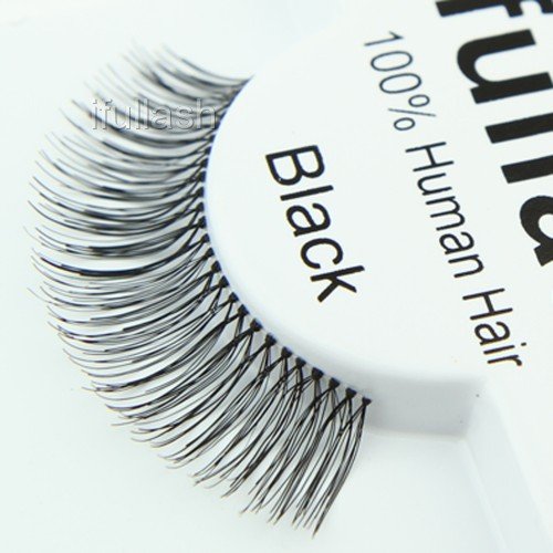 #82, 6 Pairs ifullash 100% Human Hair Eyelashes