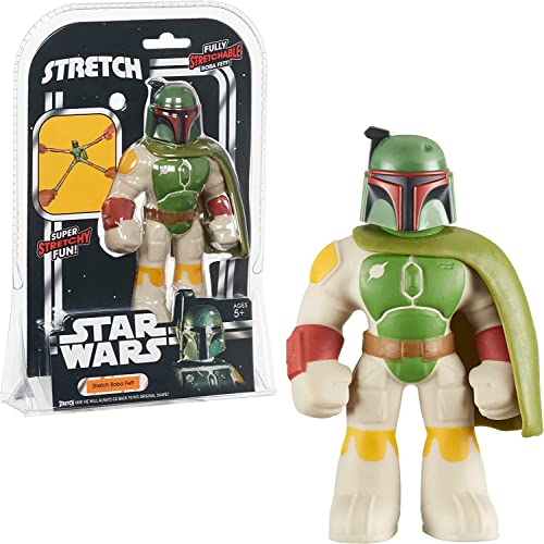 Stretch Armstrong Star Wars Boba Fett Action Figure - Stretchable Collectible Star Wars Action Figures - 6-Inch Mini Stretch Toys for Boys, Girls, Kidults Ages 5+