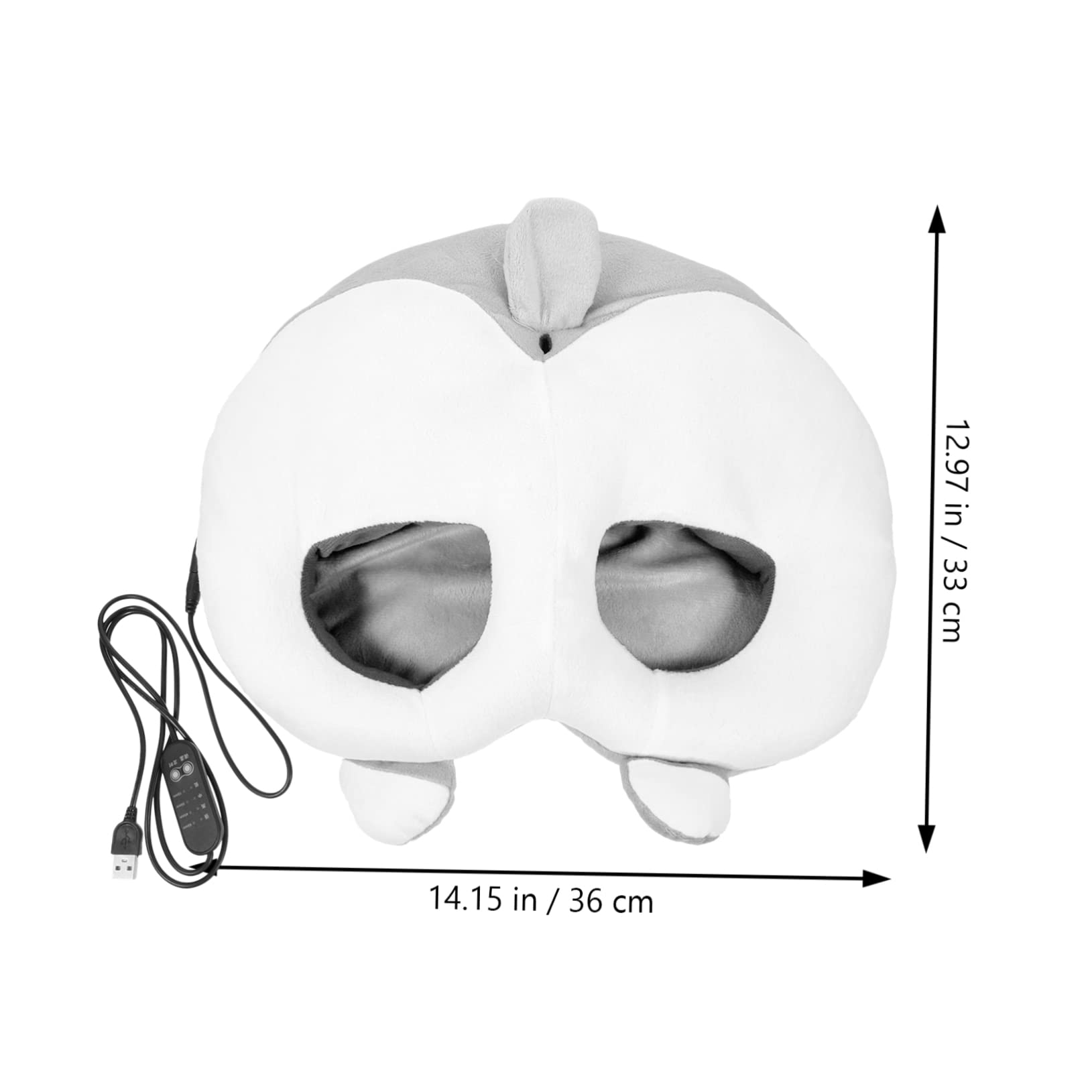 1set Scaldapiedi Elettrico Usb Ricaricabile Peluche Riscaldamento Per Inverno Comodo e Pratico Tasca Per Mani o Piedi Accessorio Per Casa e Campeggio