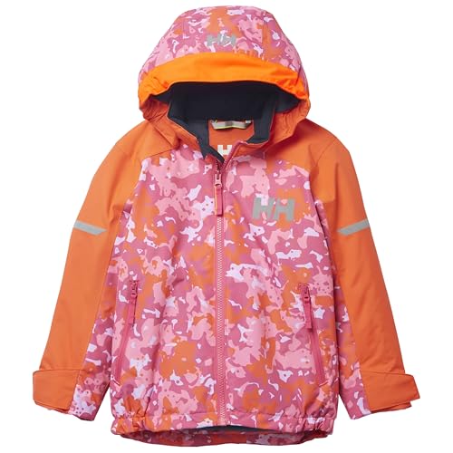 Helly-Hansen K Legend 2.0 Insulated Jacket - Kids Unisex Waterproof Winter Coat, Warm & Breathable, Outdoor Snow Gear, 181 Dragon Fruit Splash Camo Aop - 7