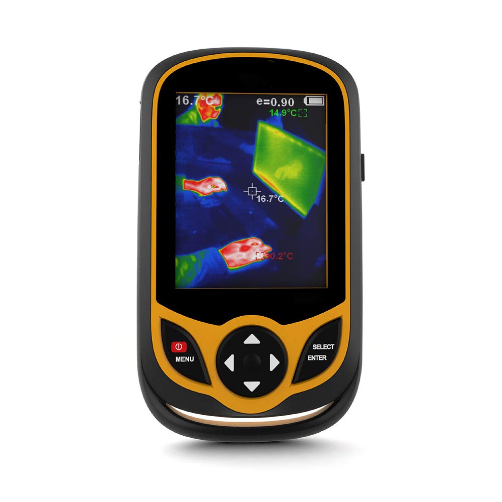ZUKN Multi-Functional Handheld IR Thermal Imaging Camera 220 160 Infrared Image Resolution 3.2'' Full Angle TFT Screen Digital Display Professional HD Thermal Imager